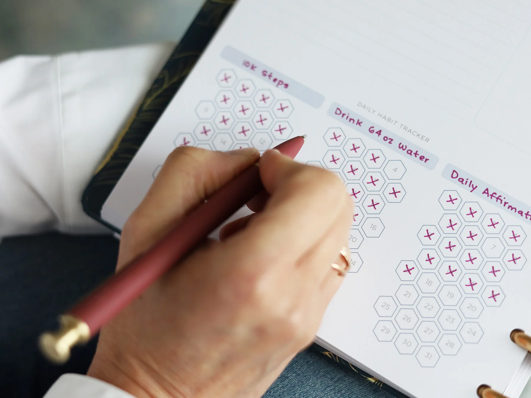Habit tracking journal